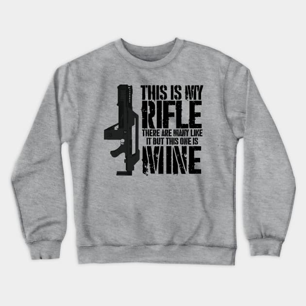 THIS IS MY PULSE RIFLE Crewneck Sweatshirt by JHughesArt